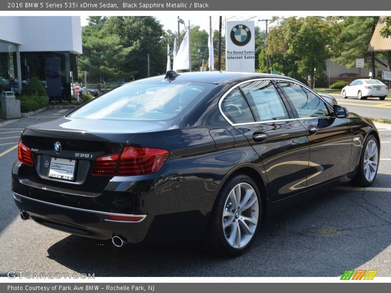 Black Sapphire Metallic / Black 2016 BMW 5 Series 535i xDrive Sedan