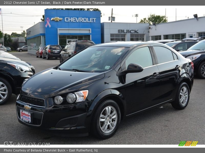 Black / Dark Pewter/Dark Titanium 2012 Chevrolet Sonic LT Sedan
