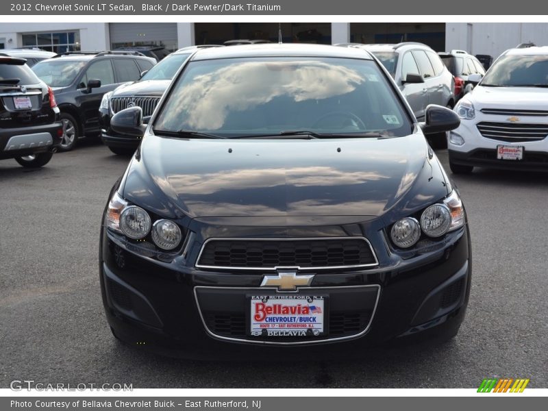 Black / Dark Pewter/Dark Titanium 2012 Chevrolet Sonic LT Sedan