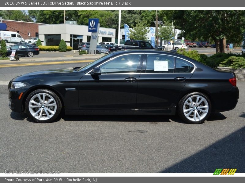 Black Sapphire Metallic / Black 2016 BMW 5 Series 535i xDrive Sedan