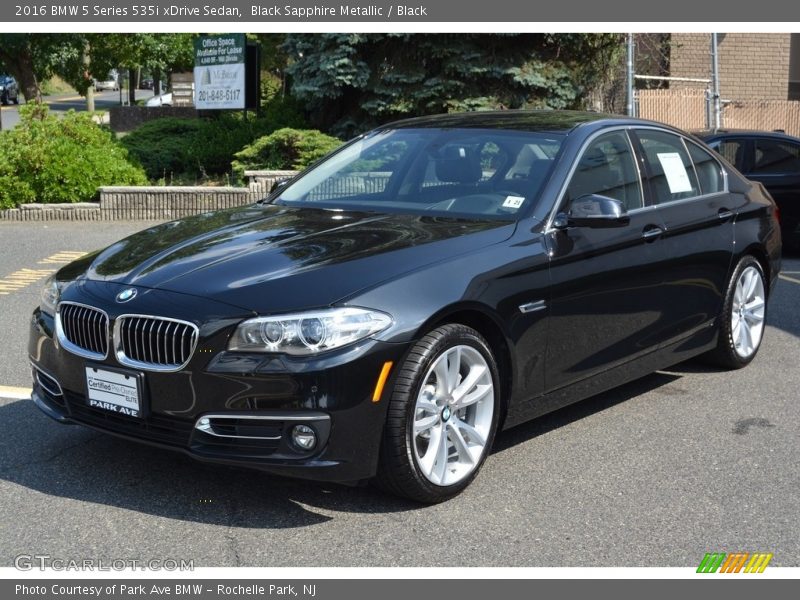 Black Sapphire Metallic / Black 2016 BMW 5 Series 535i xDrive Sedan