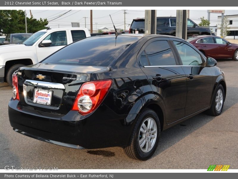 Black / Dark Pewter/Dark Titanium 2012 Chevrolet Sonic LT Sedan