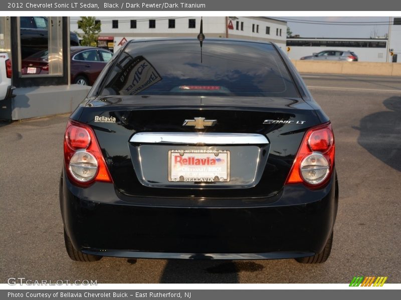 Black / Dark Pewter/Dark Titanium 2012 Chevrolet Sonic LT Sedan