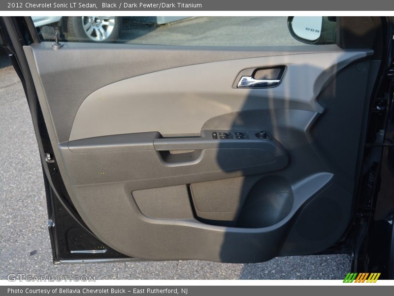 Black / Dark Pewter/Dark Titanium 2012 Chevrolet Sonic LT Sedan