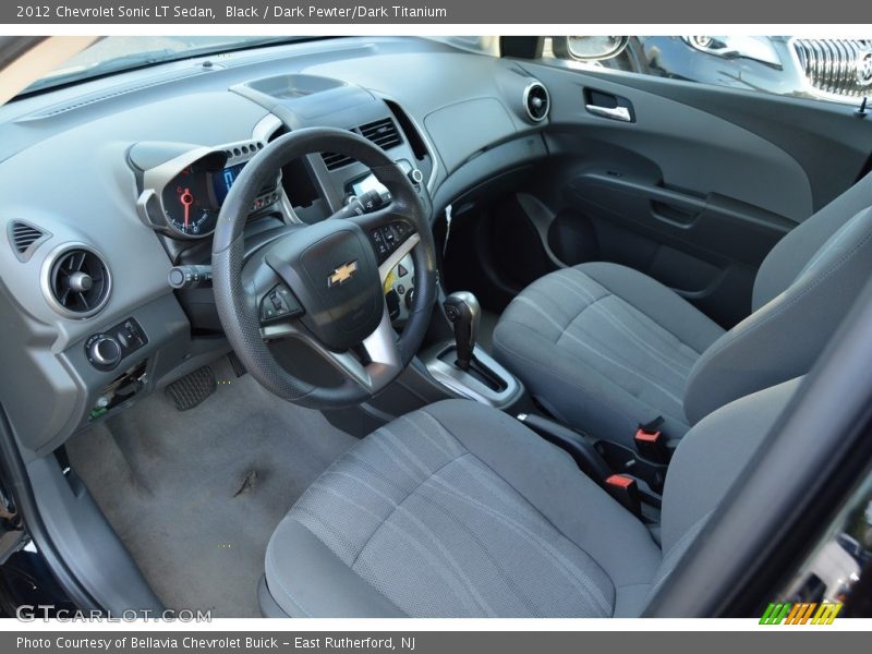Black / Dark Pewter/Dark Titanium 2012 Chevrolet Sonic LT Sedan