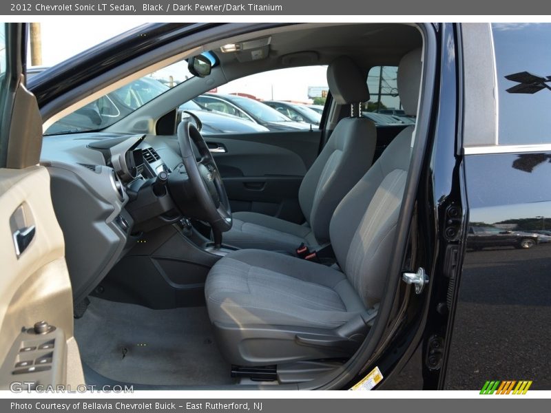 Black / Dark Pewter/Dark Titanium 2012 Chevrolet Sonic LT Sedan