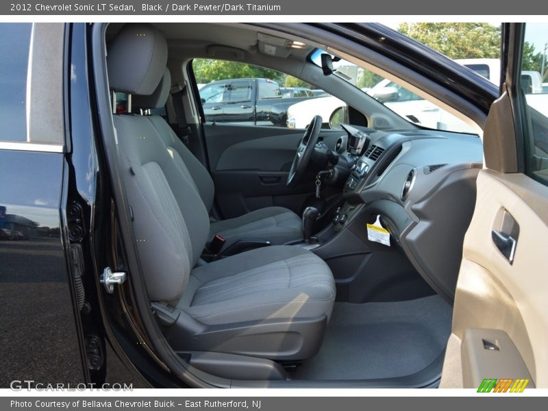 Black / Dark Pewter/Dark Titanium 2012 Chevrolet Sonic LT Sedan