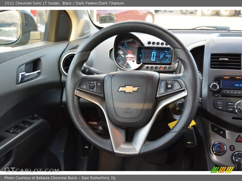 Black / Dark Pewter/Dark Titanium 2012 Chevrolet Sonic LT Sedan