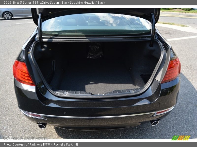 Black Sapphire Metallic / Black 2016 BMW 5 Series 535i xDrive Sedan