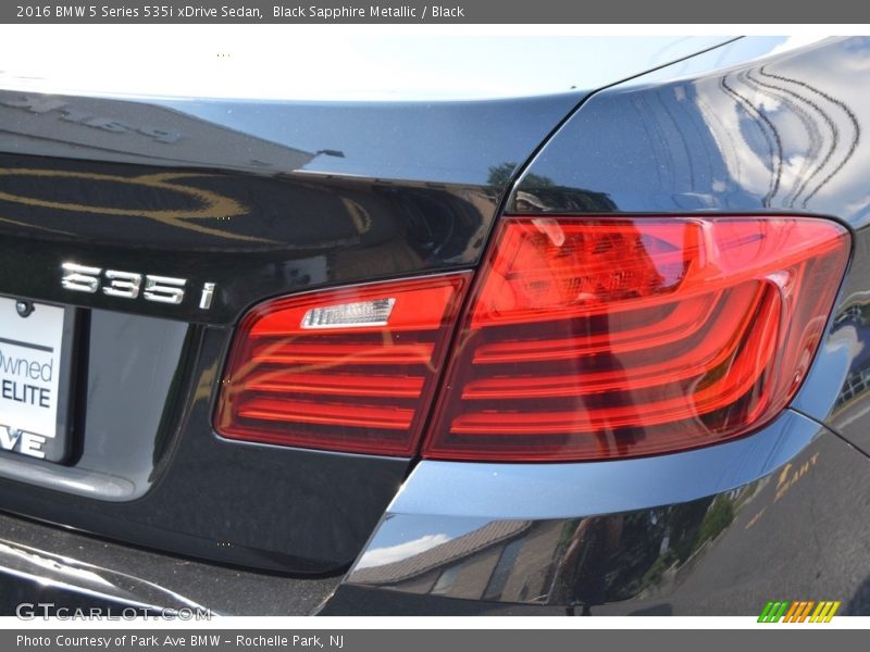 Black Sapphire Metallic / Black 2016 BMW 5 Series 535i xDrive Sedan