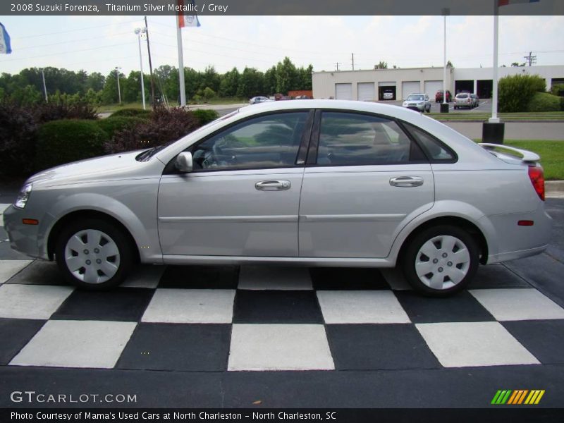 Titanium Silver Metallic / Grey 2008 Suzuki Forenza