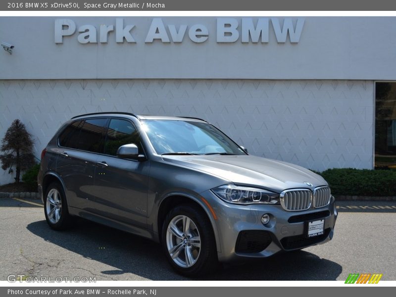 Space Gray Metallic / Mocha 2016 BMW X5 xDrive50i