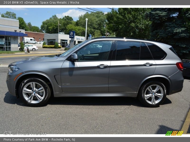 Space Gray Metallic / Mocha 2016 BMW X5 xDrive50i