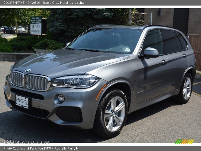 Space Gray Metallic / Mocha 2016 BMW X5 xDrive50i