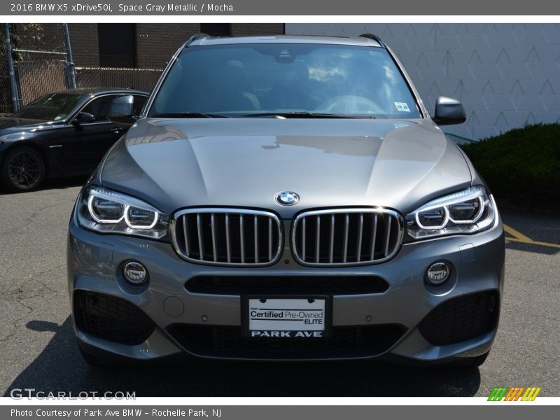 Space Gray Metallic / Mocha 2016 BMW X5 xDrive50i