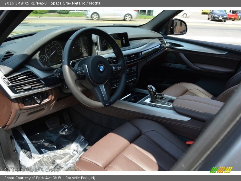 Space Gray Metallic / Mocha 2016 BMW X5 xDrive50i