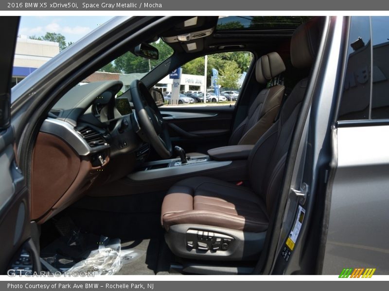 Space Gray Metallic / Mocha 2016 BMW X5 xDrive50i