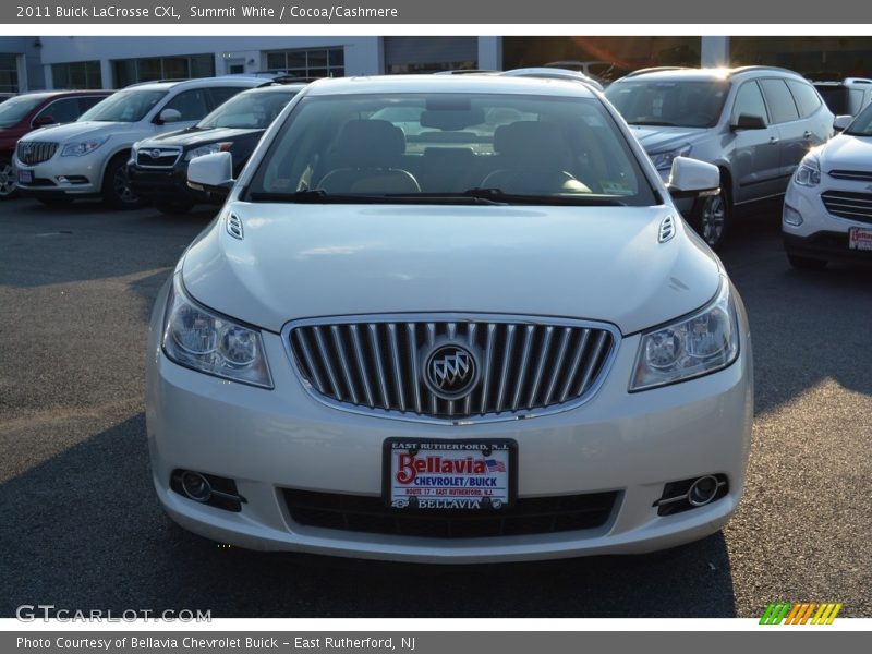 Summit White / Cocoa/Cashmere 2011 Buick LaCrosse CXL