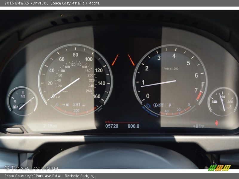 Space Gray Metallic / Mocha 2016 BMW X5 xDrive50i