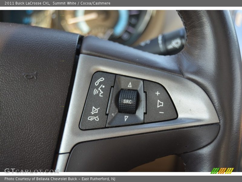 Summit White / Cocoa/Cashmere 2011 Buick LaCrosse CXL