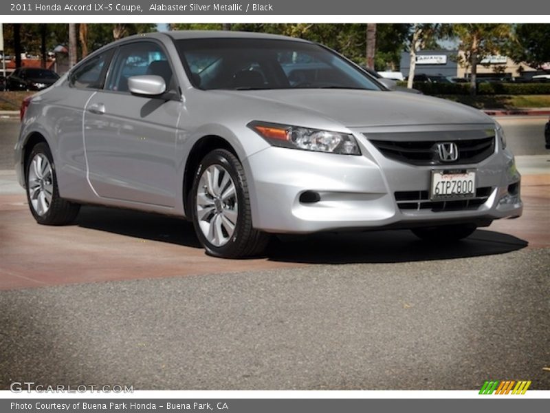 Alabaster Silver Metallic / Black 2011 Honda Accord LX-S Coupe