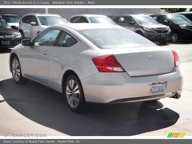 Alabaster Silver Metallic / Black 2011 Honda Accord LX-S Coupe