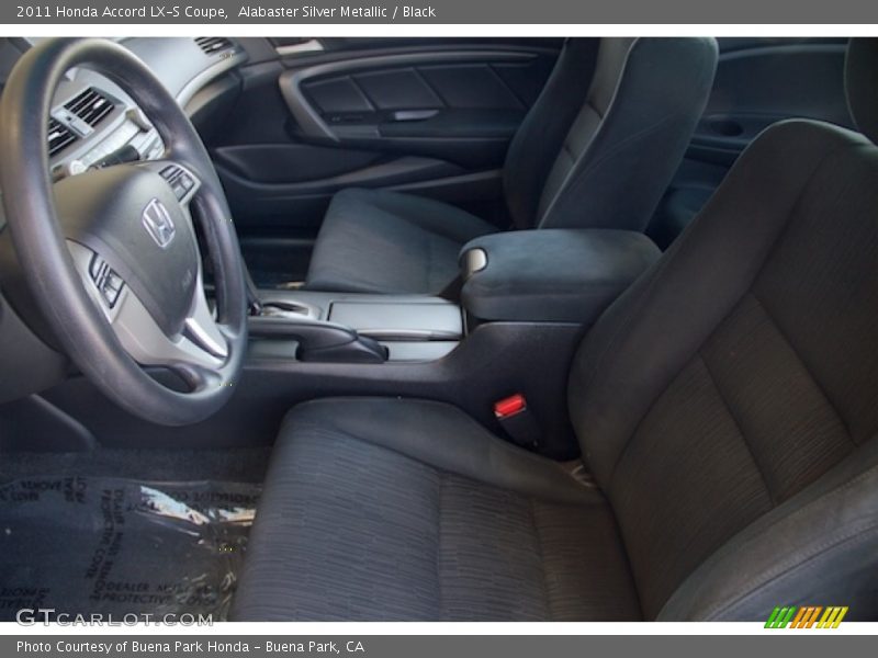 Alabaster Silver Metallic / Black 2011 Honda Accord LX-S Coupe