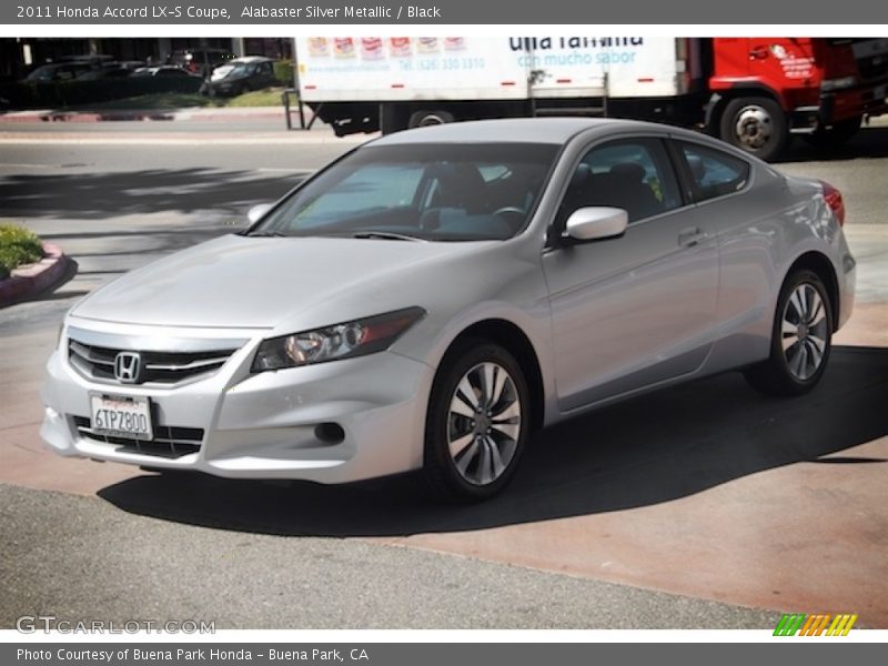 Alabaster Silver Metallic / Black 2011 Honda Accord LX-S Coupe