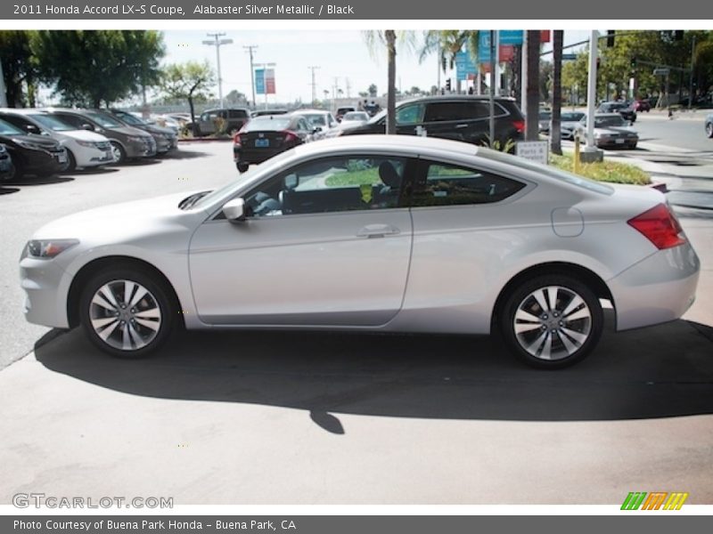 Alabaster Silver Metallic / Black 2011 Honda Accord LX-S Coupe