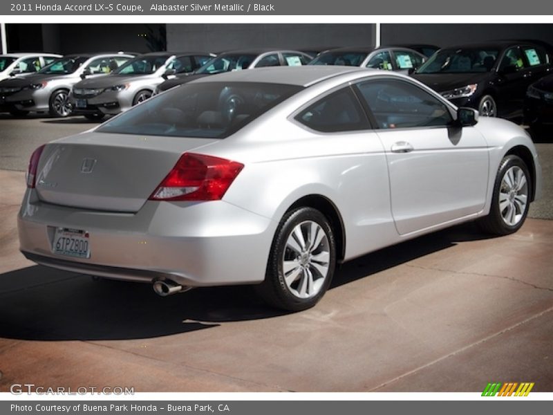 Alabaster Silver Metallic / Black 2011 Honda Accord LX-S Coupe