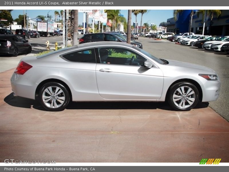 Alabaster Silver Metallic / Black 2011 Honda Accord LX-S Coupe