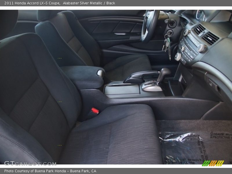 Alabaster Silver Metallic / Black 2011 Honda Accord LX-S Coupe