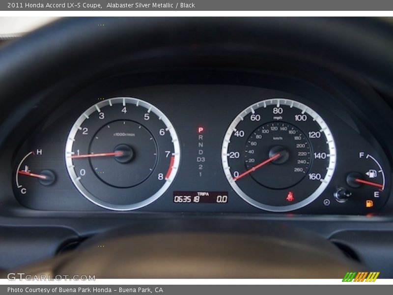 Alabaster Silver Metallic / Black 2011 Honda Accord LX-S Coupe