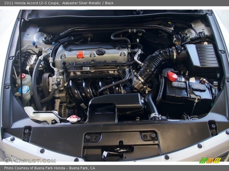 Alabaster Silver Metallic / Black 2011 Honda Accord LX-S Coupe