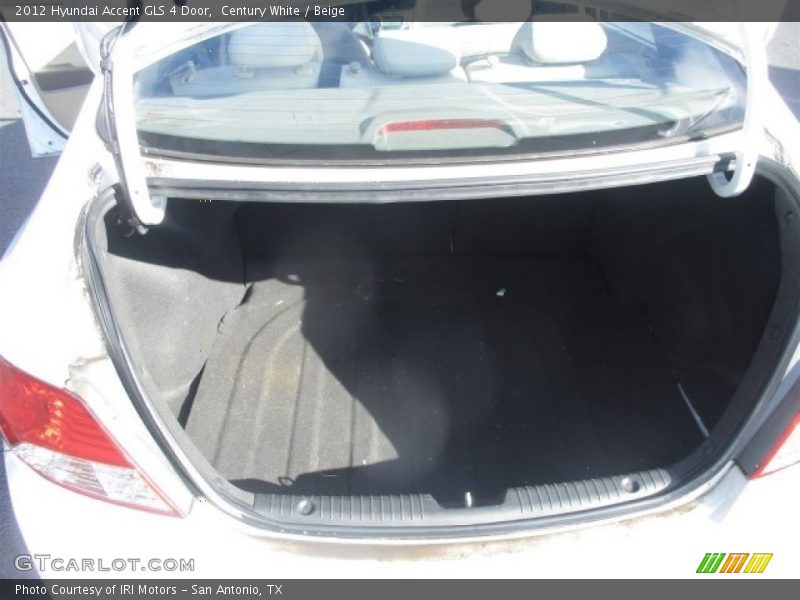 Century White / Beige 2012 Hyundai Accent GLS 4 Door