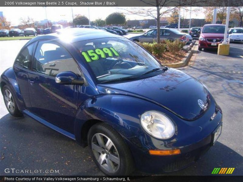 Shadow Blue / Black 2006 Volkswagen New Beetle 2.5 Coupe