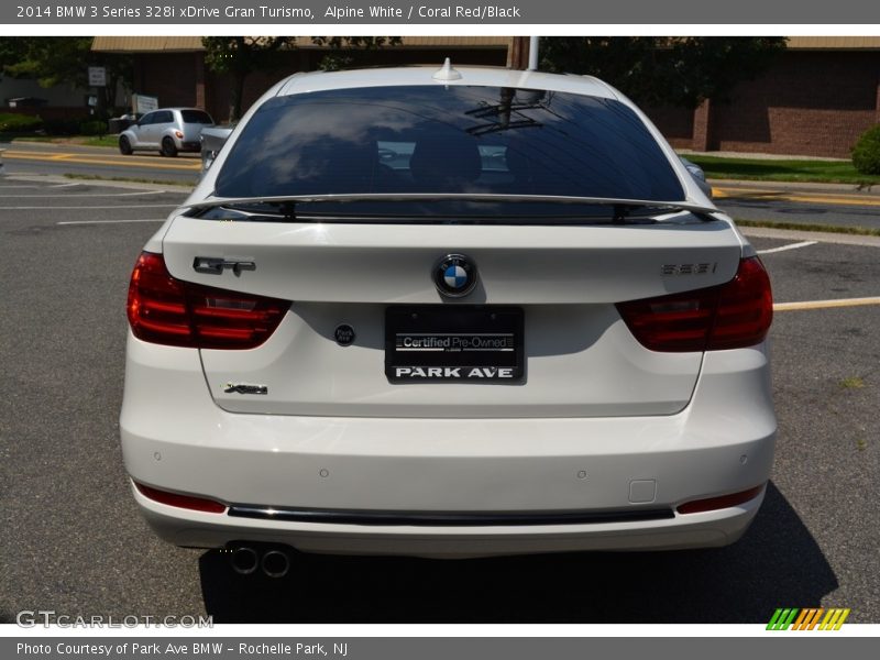 Alpine White / Coral Red/Black 2014 BMW 3 Series 328i xDrive Gran Turismo