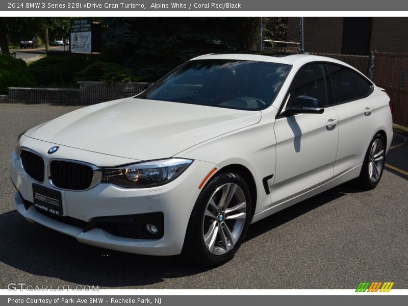Alpine White / Coral Red/Black 2014 BMW 3 Series 328i xDrive Gran Turismo
