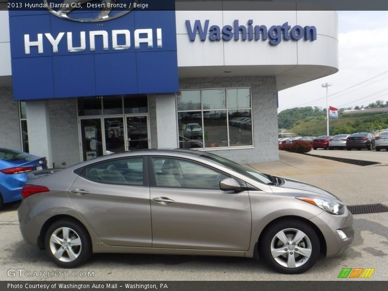 Desert Bronze / Beige 2013 Hyundai Elantra GLS
