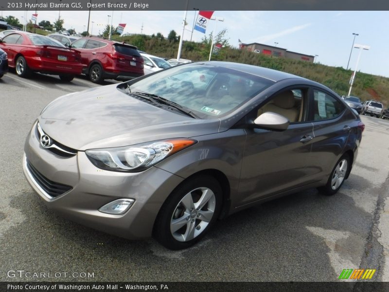 Desert Bronze / Beige 2013 Hyundai Elantra GLS