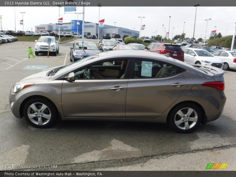 Desert Bronze / Beige 2013 Hyundai Elantra GLS