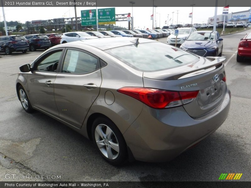 Desert Bronze / Beige 2013 Hyundai Elantra GLS