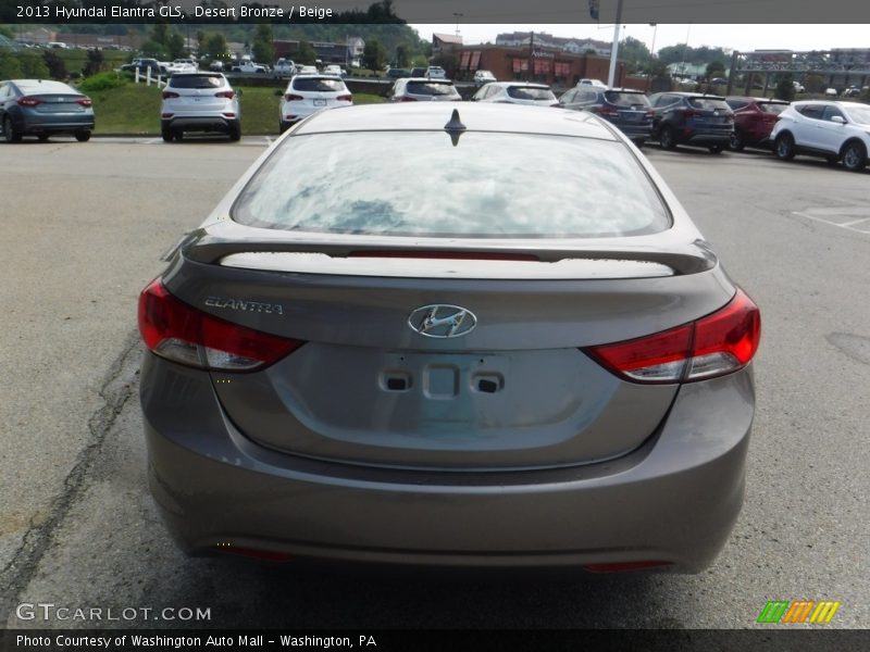Desert Bronze / Beige 2013 Hyundai Elantra GLS