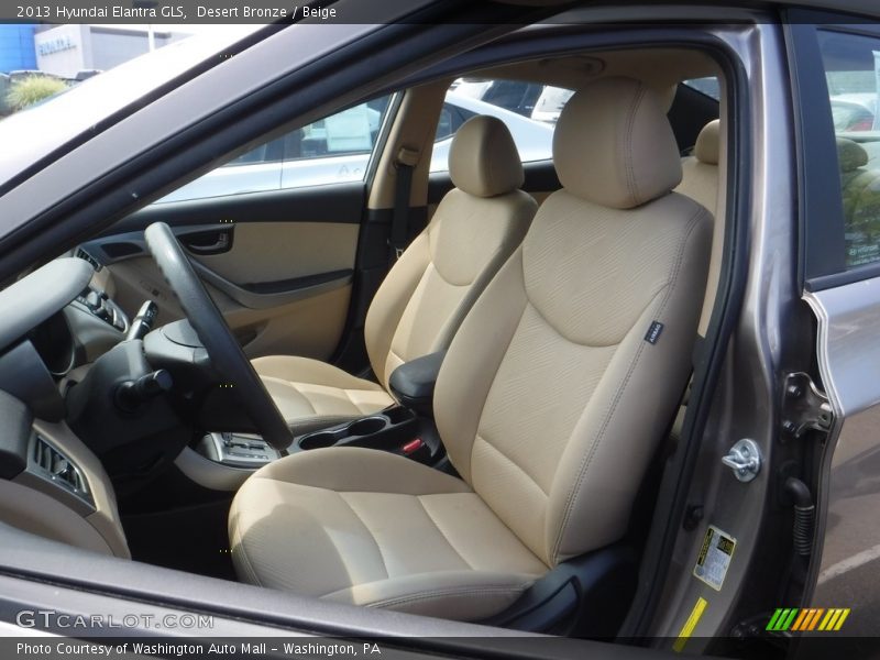Desert Bronze / Beige 2013 Hyundai Elantra GLS