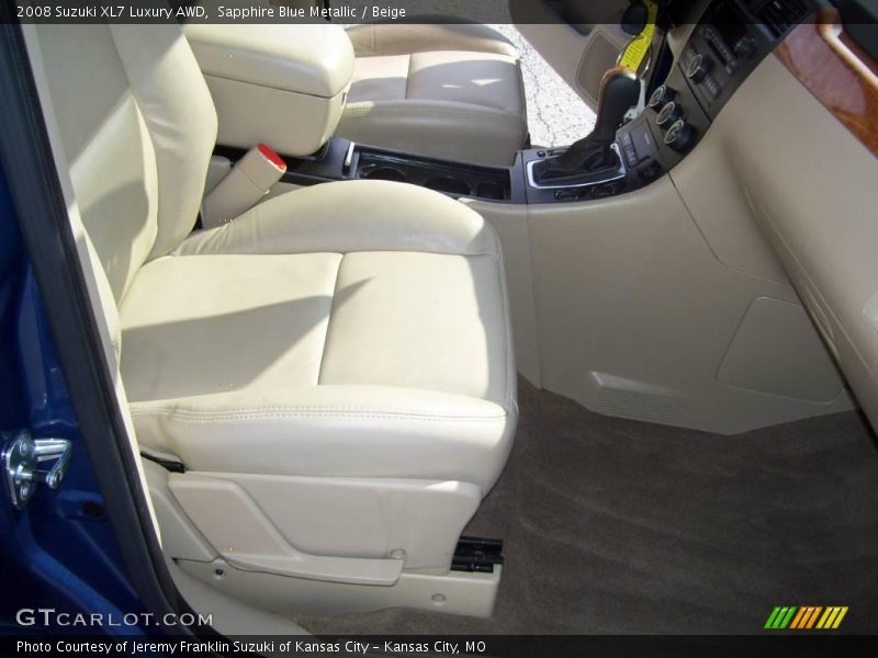 Sapphire Blue Metallic / Beige 2008 Suzuki XL7 Luxury AWD