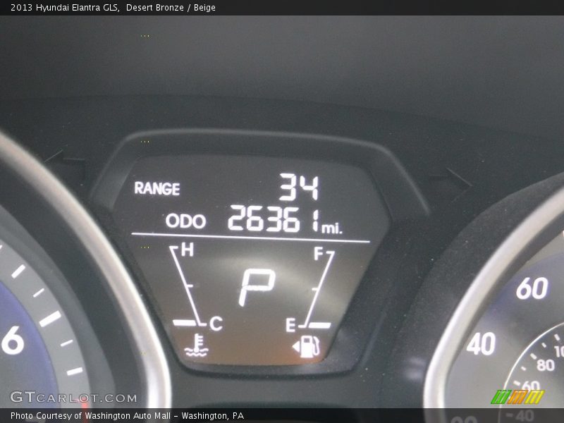 Desert Bronze / Beige 2013 Hyundai Elantra GLS