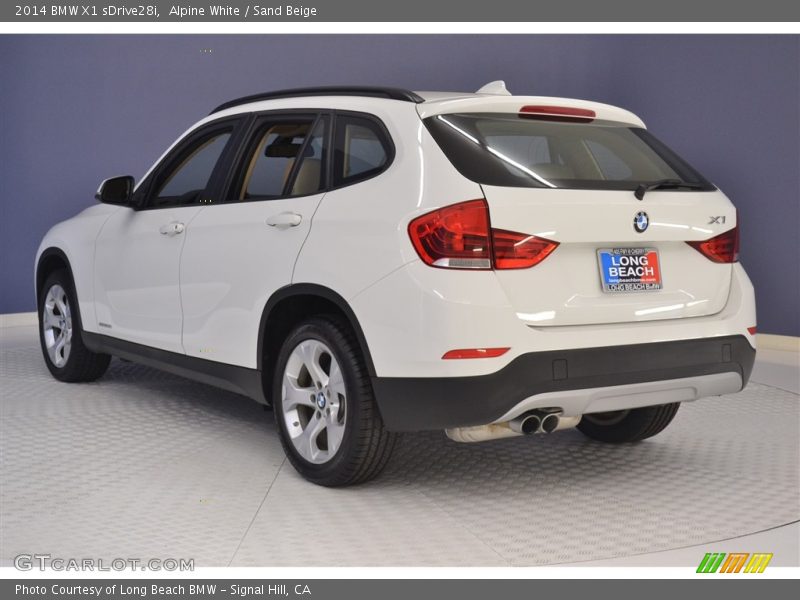 Alpine White / Sand Beige 2014 BMW X1 sDrive28i