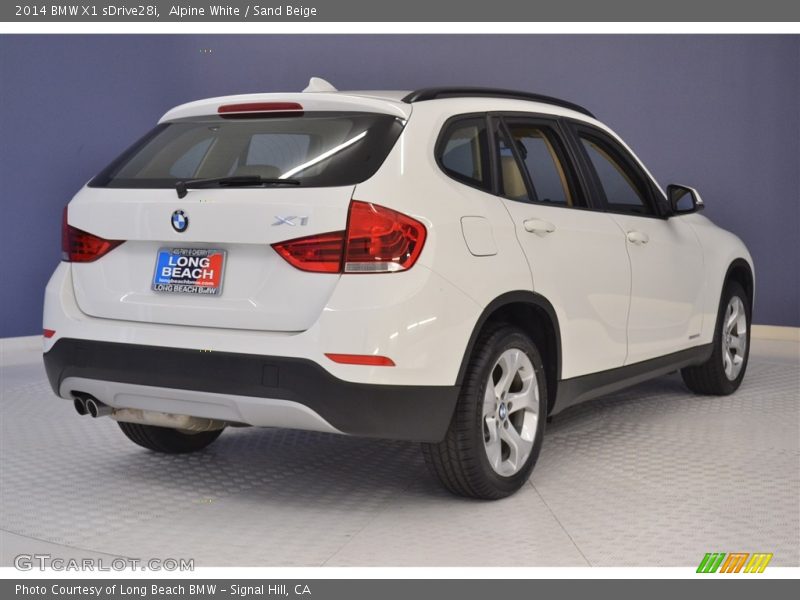 Alpine White / Sand Beige 2014 BMW X1 sDrive28i