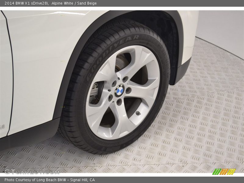 Alpine White / Sand Beige 2014 BMW X1 sDrive28i