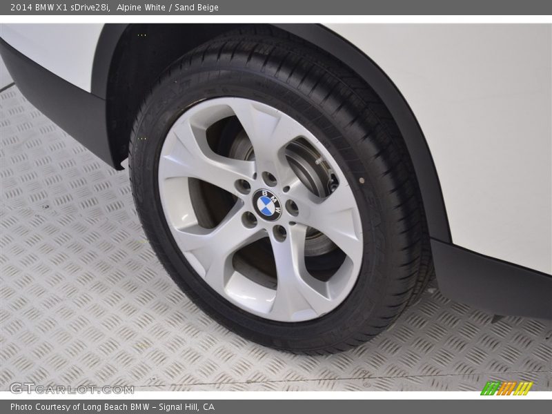 Alpine White / Sand Beige 2014 BMW X1 sDrive28i